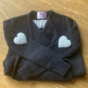 Justice Girls Cat Cardigan Black Girls (10)